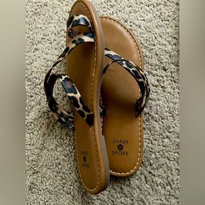 Leopard Print Sandals